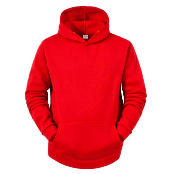 Long Sleeve Solid Color Regular Fit Men Sweatshirt / Hoodie