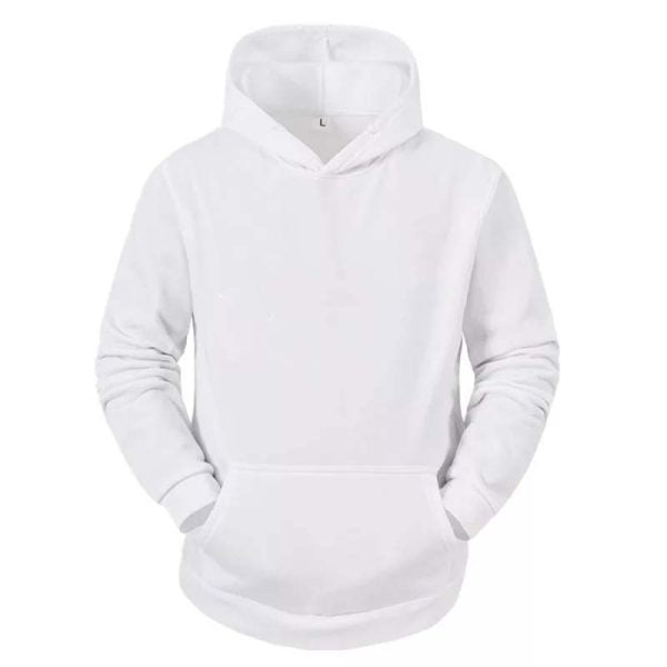 Long Sleeve Solid Color Regular Fit Men Sweatshirt / Hoodie